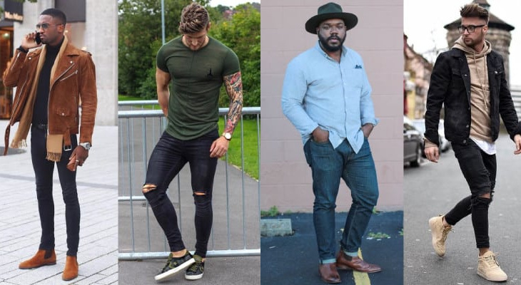 combinação de cores de roupas masculinas