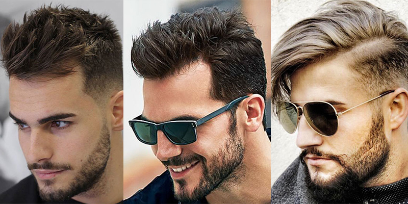 cabelos medios masculinos 2018