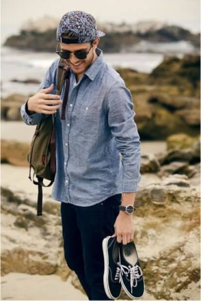 Como usar boné masculino: inspirações da aba reta à curva