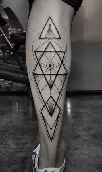tatuagem composição formas