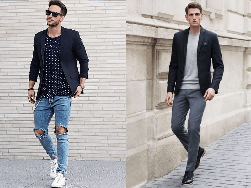 Traje casual hot sale chique masculino