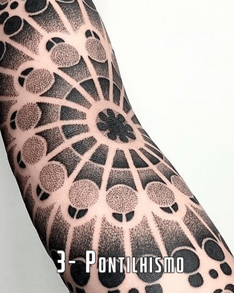 tatuagem-pontilhismo