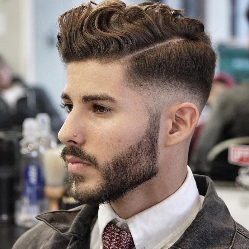 cortes masculinos para cabelos ondulados