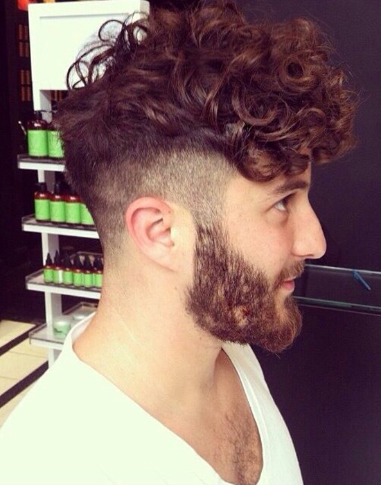 corte masculino cabelo enrolado