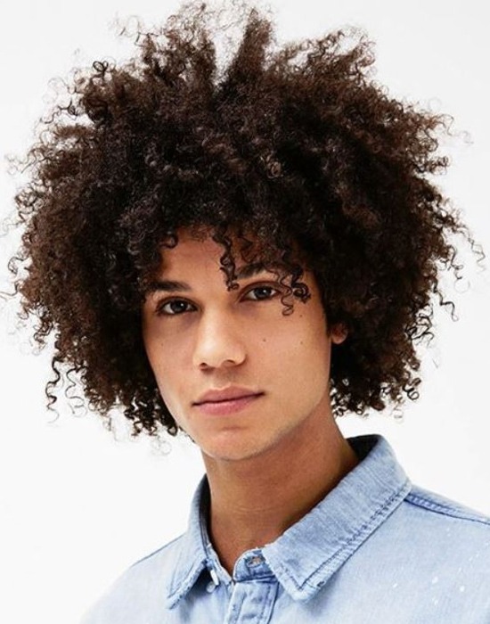 cortes de cabelo masculino cacheados