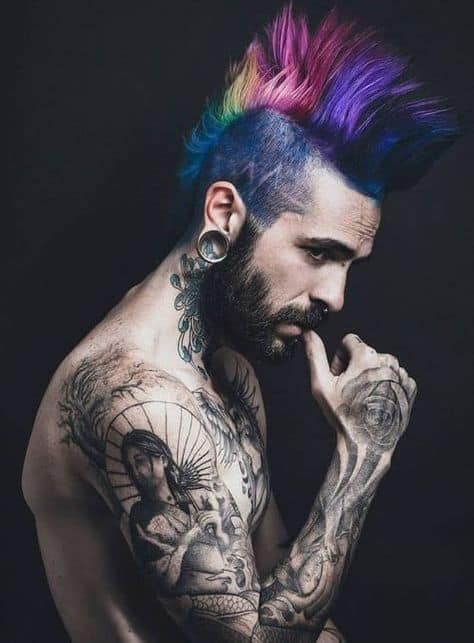 Melhores cortes de Cabelo Moicano: 42 FOTOS para te Inspirar