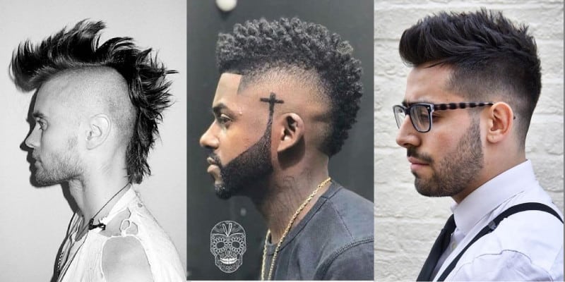 Cortes de cabelo masculino degradê com risca para te inspirar