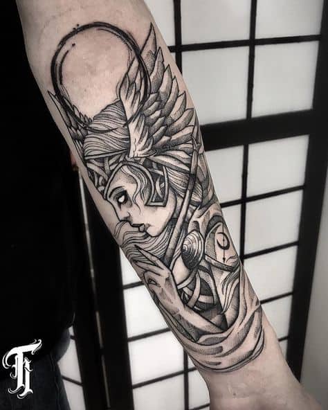 tatuagem valquíria