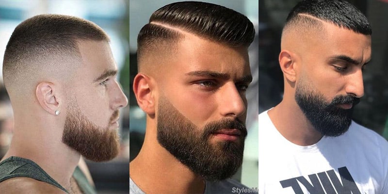 Disfarçado  Homens de cabelo curto, Barba cabelo e bigode, Degrade  masculino